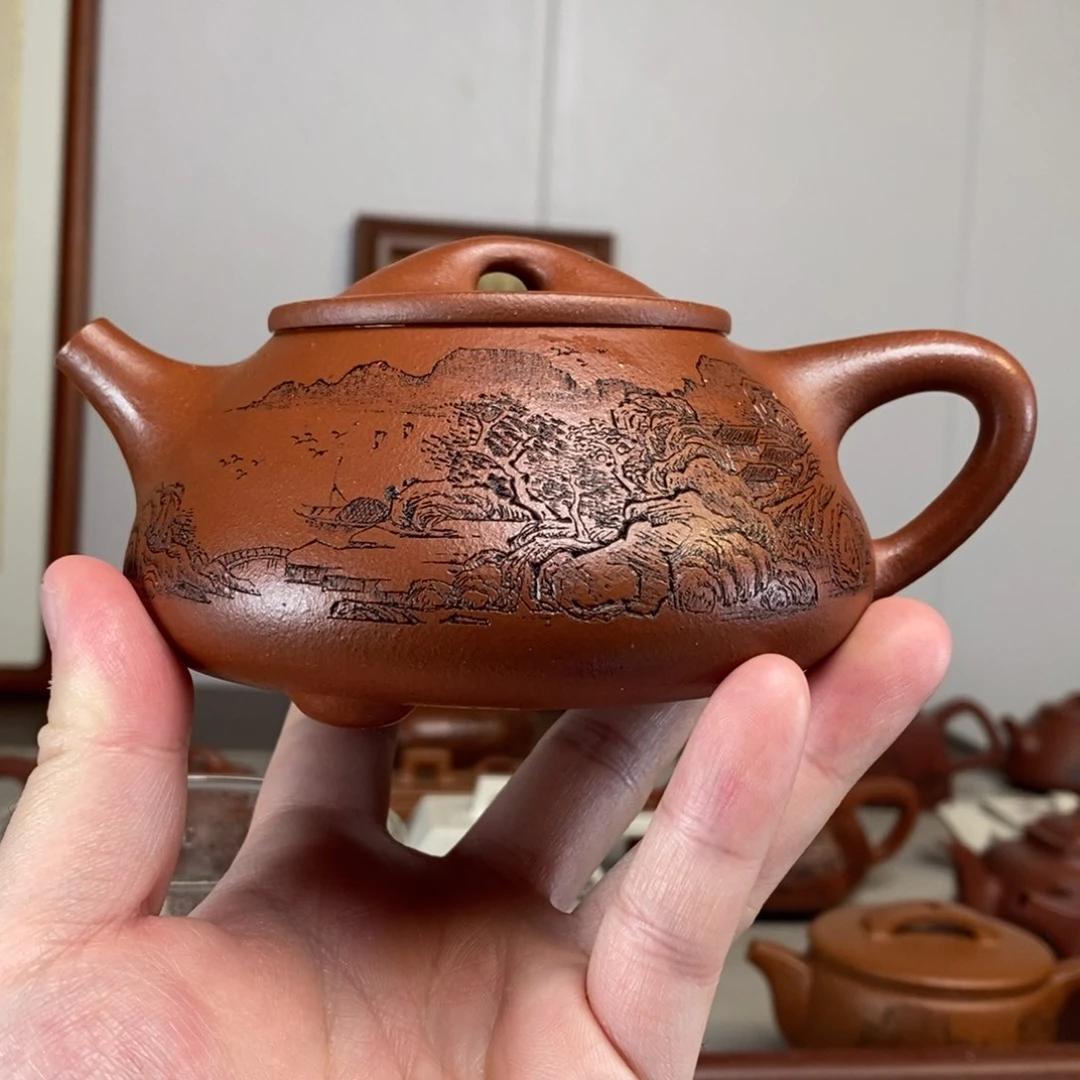 茶壶紫砂原矿泥料传统工艺制作