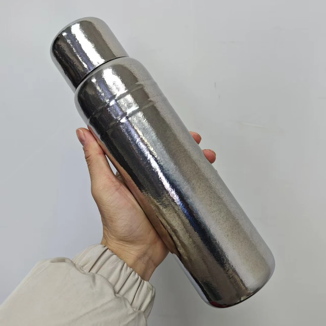 [厂家直销]800ml纯钛保温杯大容量户外运动水杯抑菌杯全钛水壶