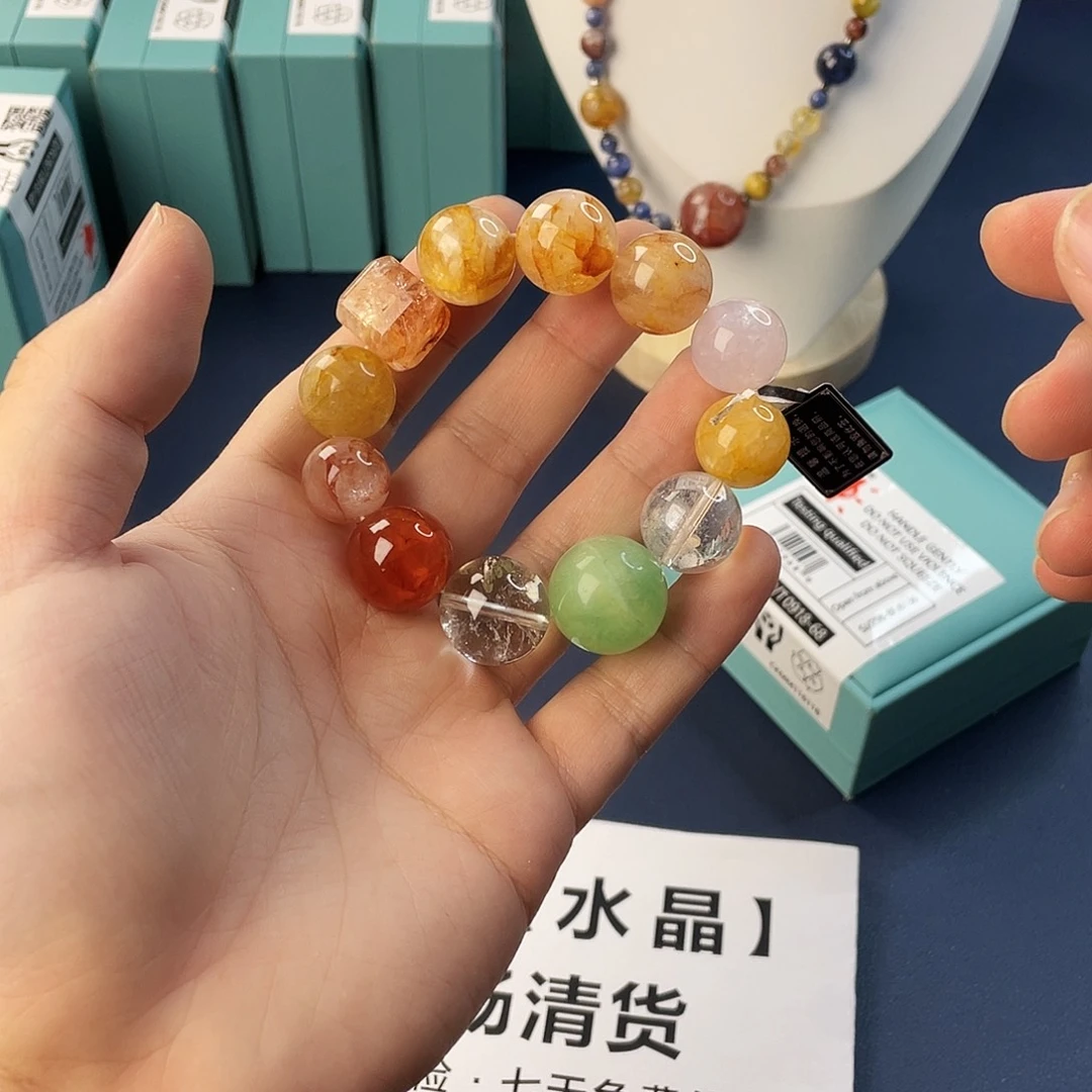 手链银S925镶嵌水晶
