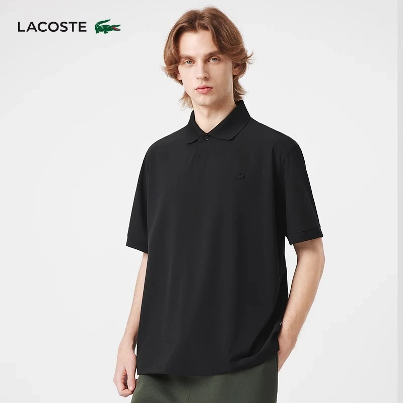 LACOSTE法国鳄鱼男装25春夏新款时尚纯色短袖Polo衫|DH0163