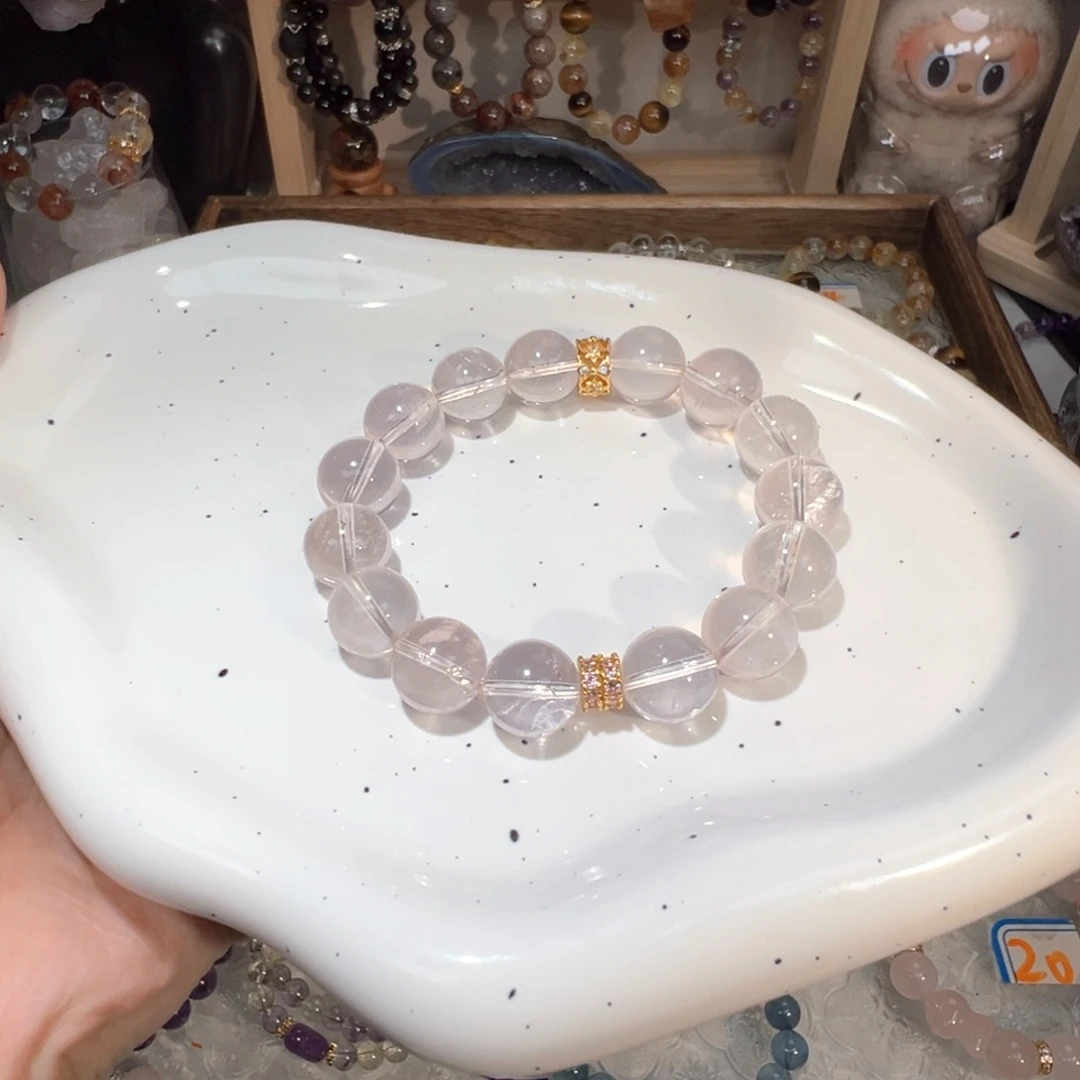 水晶手绳未镶嵌星光粉
