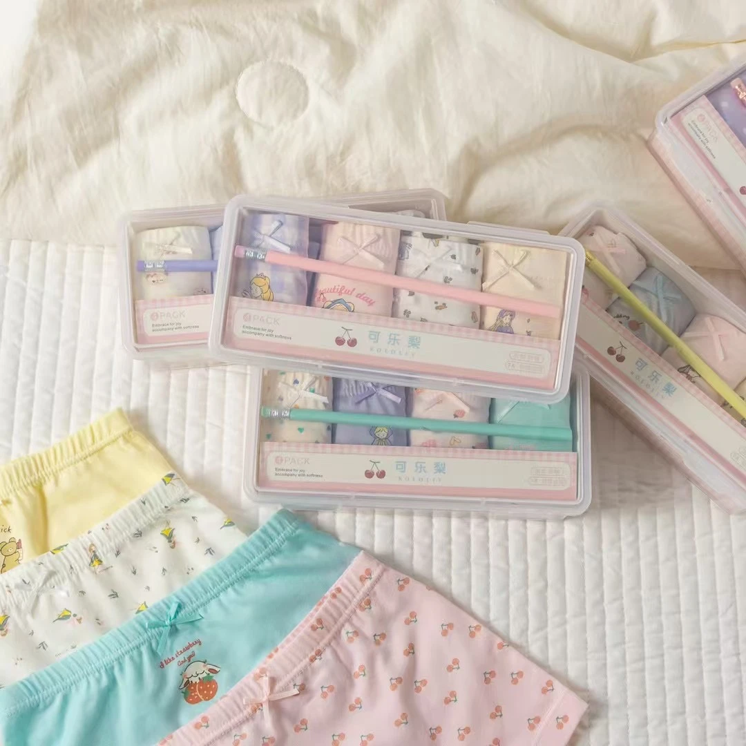 可乐梨兰精莫代尔平角童内裤