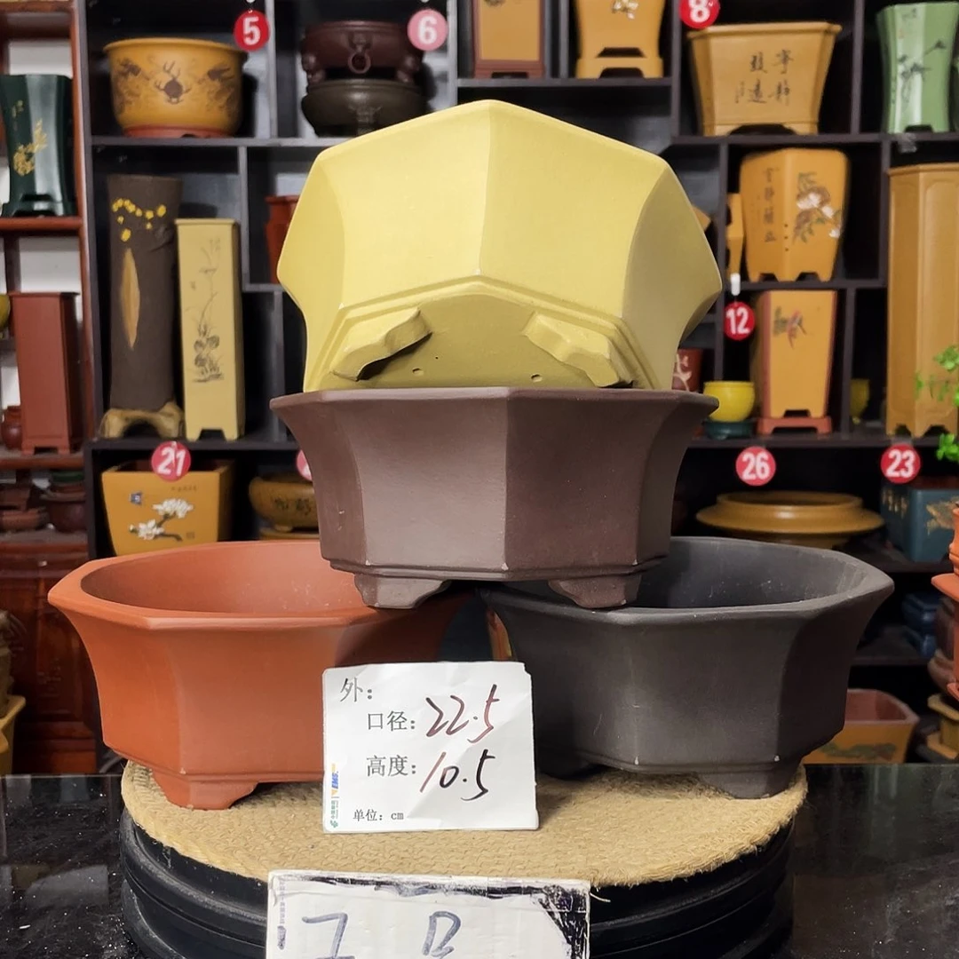 紫砂D-婉秋紫砂花盆