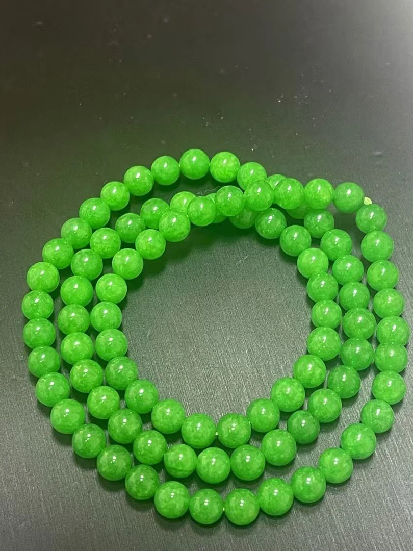 翡翠项链6mm时尚