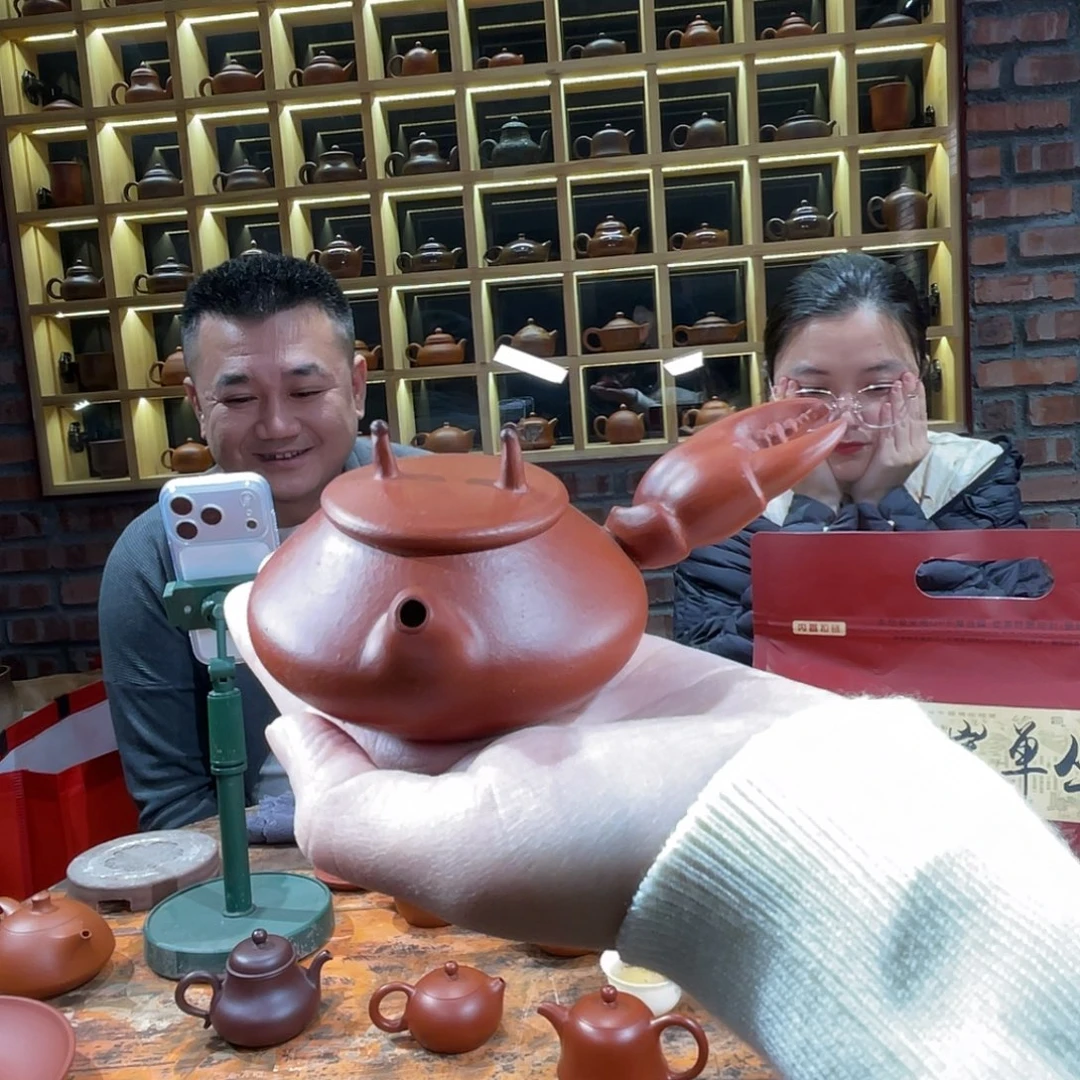 紫砂茶壶大权在握130cc
