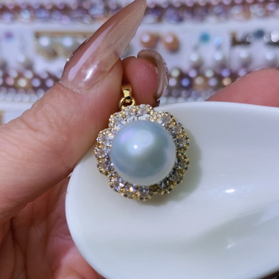 淡水珍珠颈饰合金