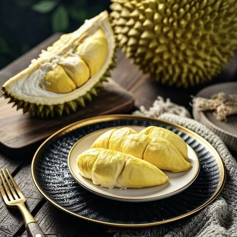 泰国金枕榴莲鲜果同城闪送开果纯果肉