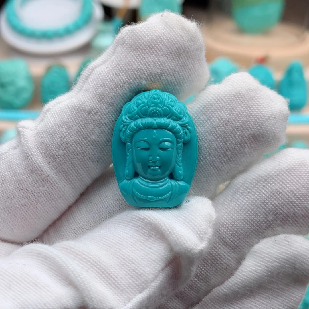 绿松石珠宝奇石未镶嵌6克