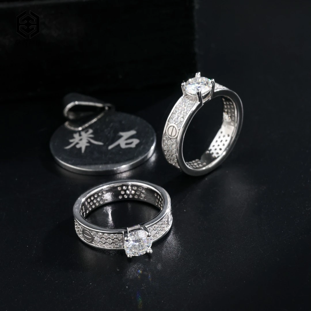 925银莫桑石银制品 H1126-9819-9111莫桑钻戒指（一件多样性自选）O