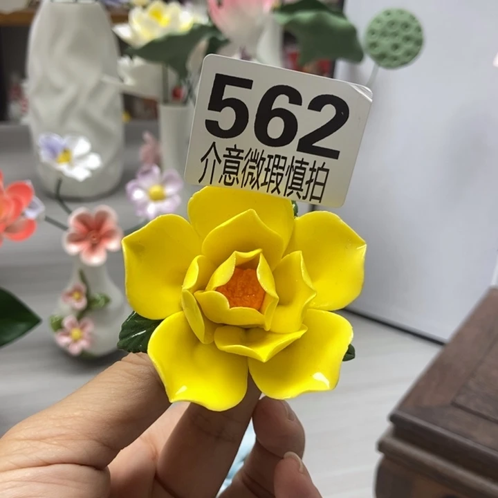 陶土手工制作陶瓷花