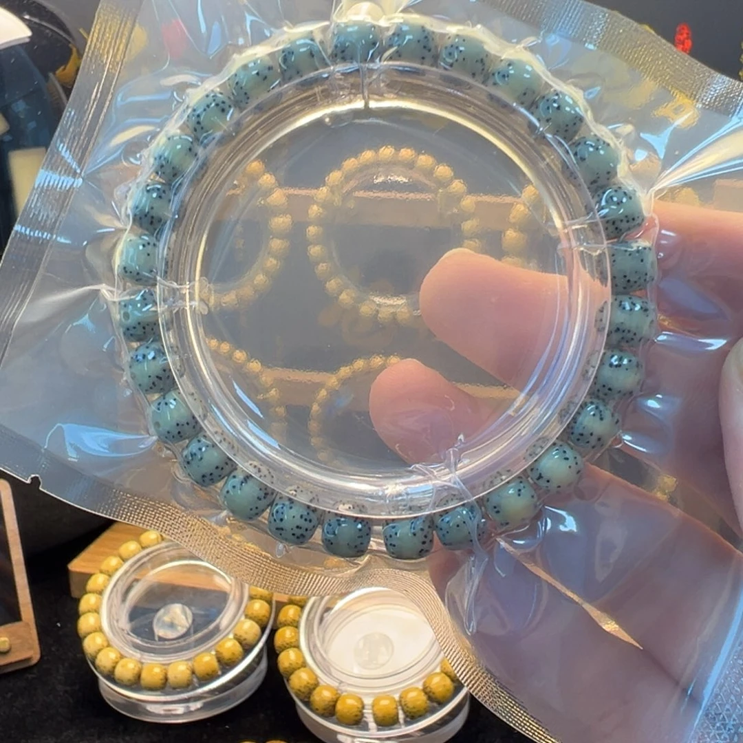 星月菩提手串一线天青花