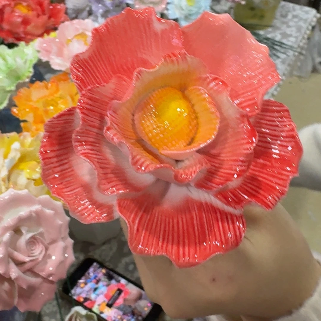 陶瓷花拍满20元发货，退款拉黑