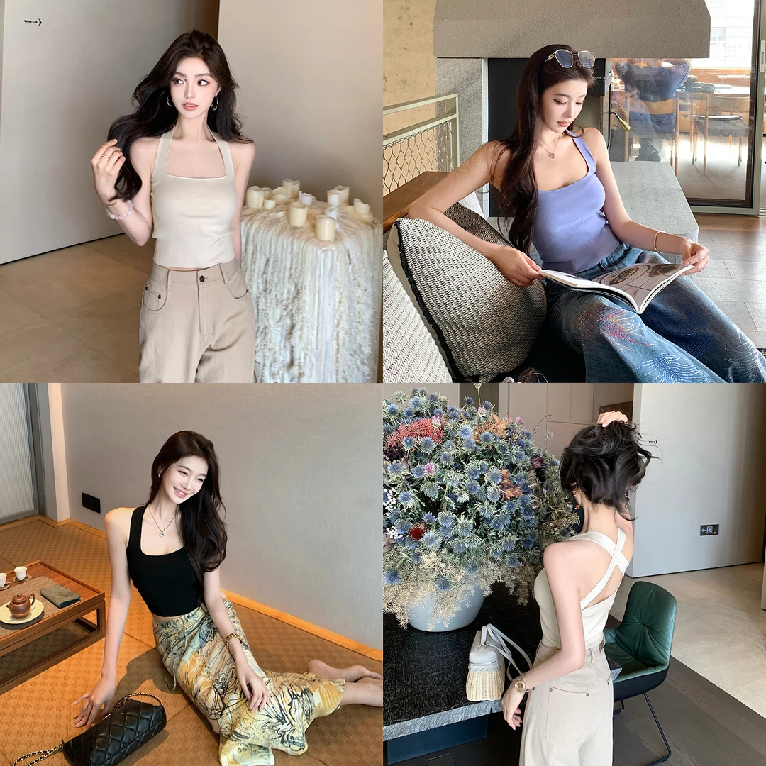 “背心天菜”谁懂这件气质又纯欲的杀伤力！超级遮副乳清凉背心