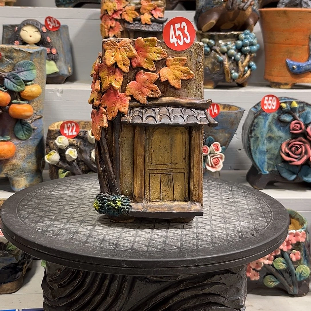 微瑕453 号陶然花器手工花盆