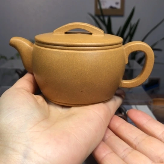 紫砂茶壶黄金段汉瓦