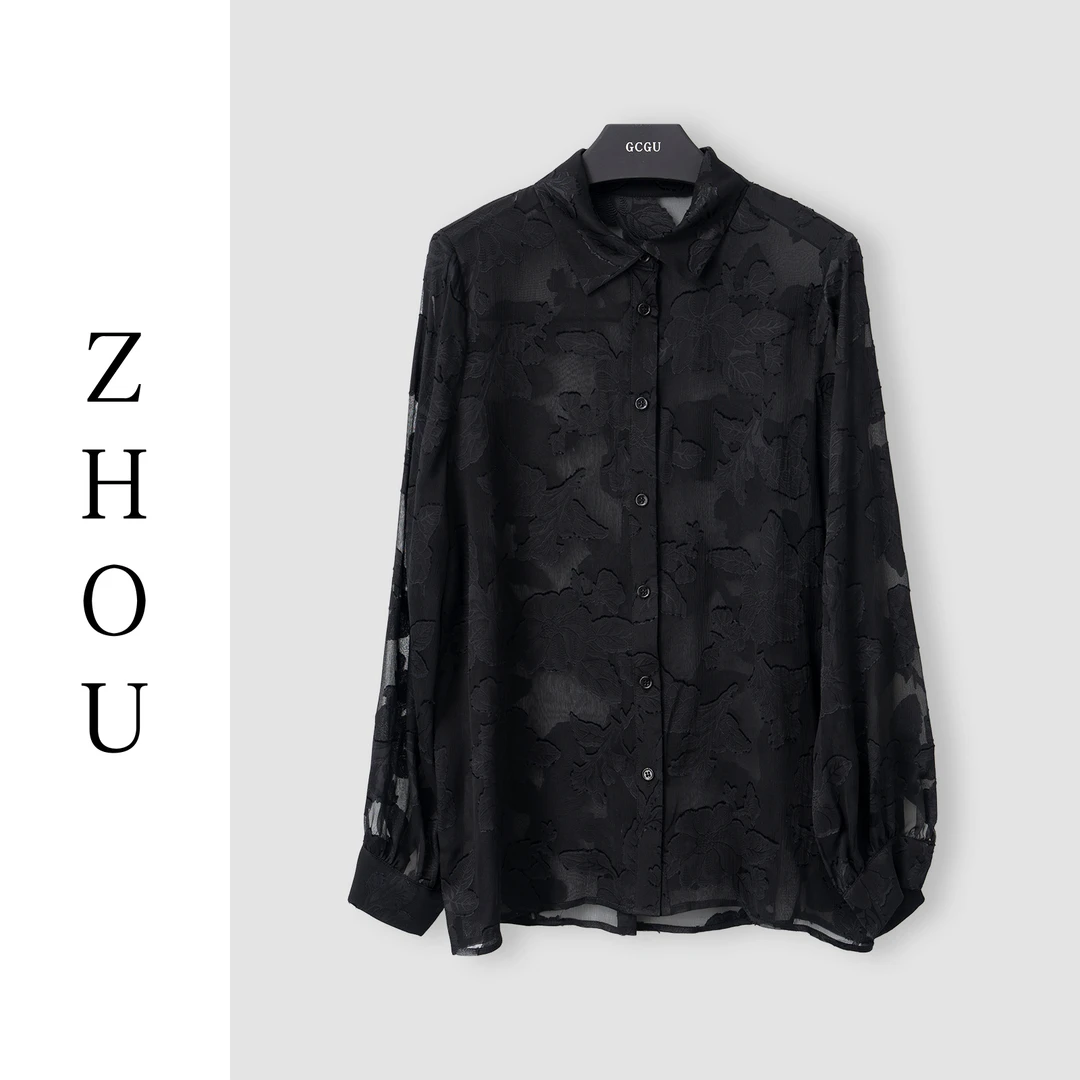 （周哥甄选）黑色新款衬衫-22646