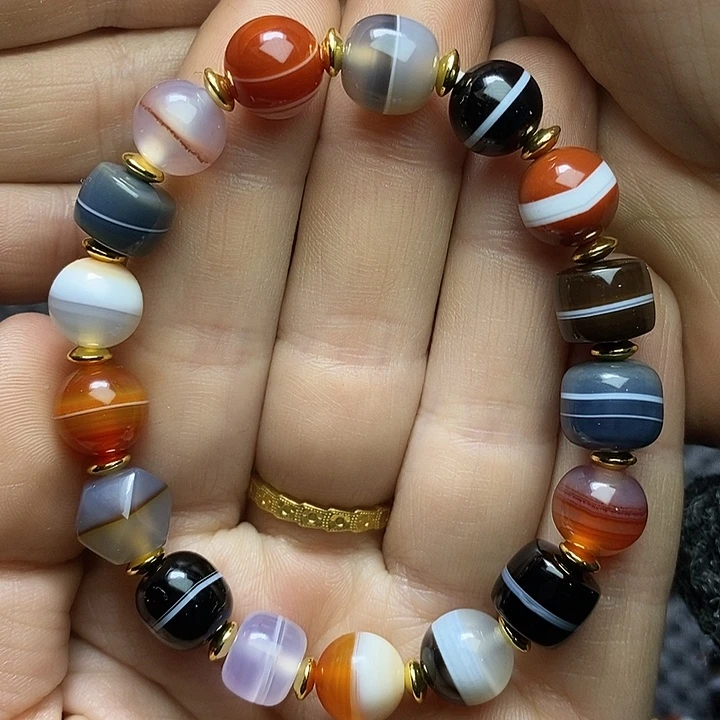 玛瑙/玉髓手链未镶嵌