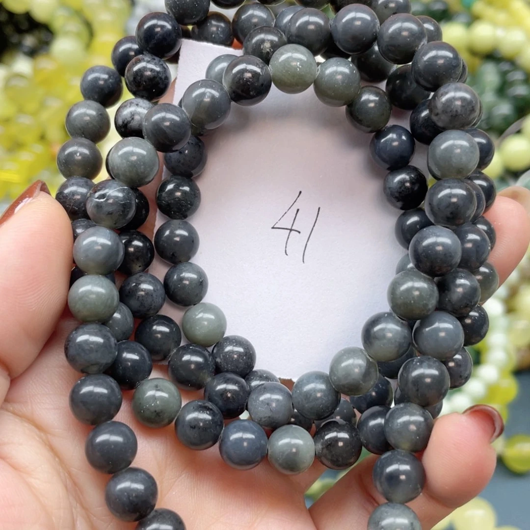 未镶嵌蛇纹石玉手链