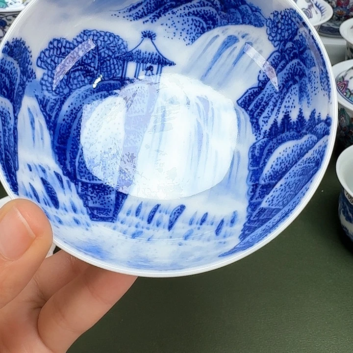 沙沙手工手绘茶具128