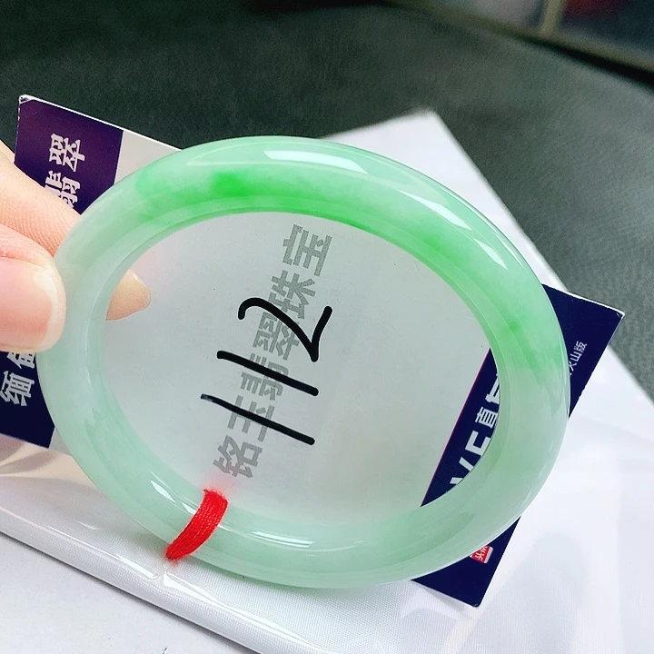 翡翠未镶嵌手镯缅甸天然a货翡翠手镯