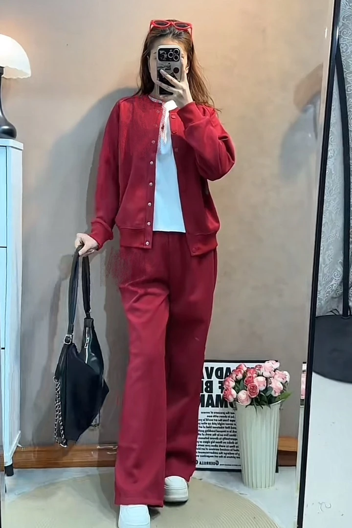 秋季女长袖运动套装