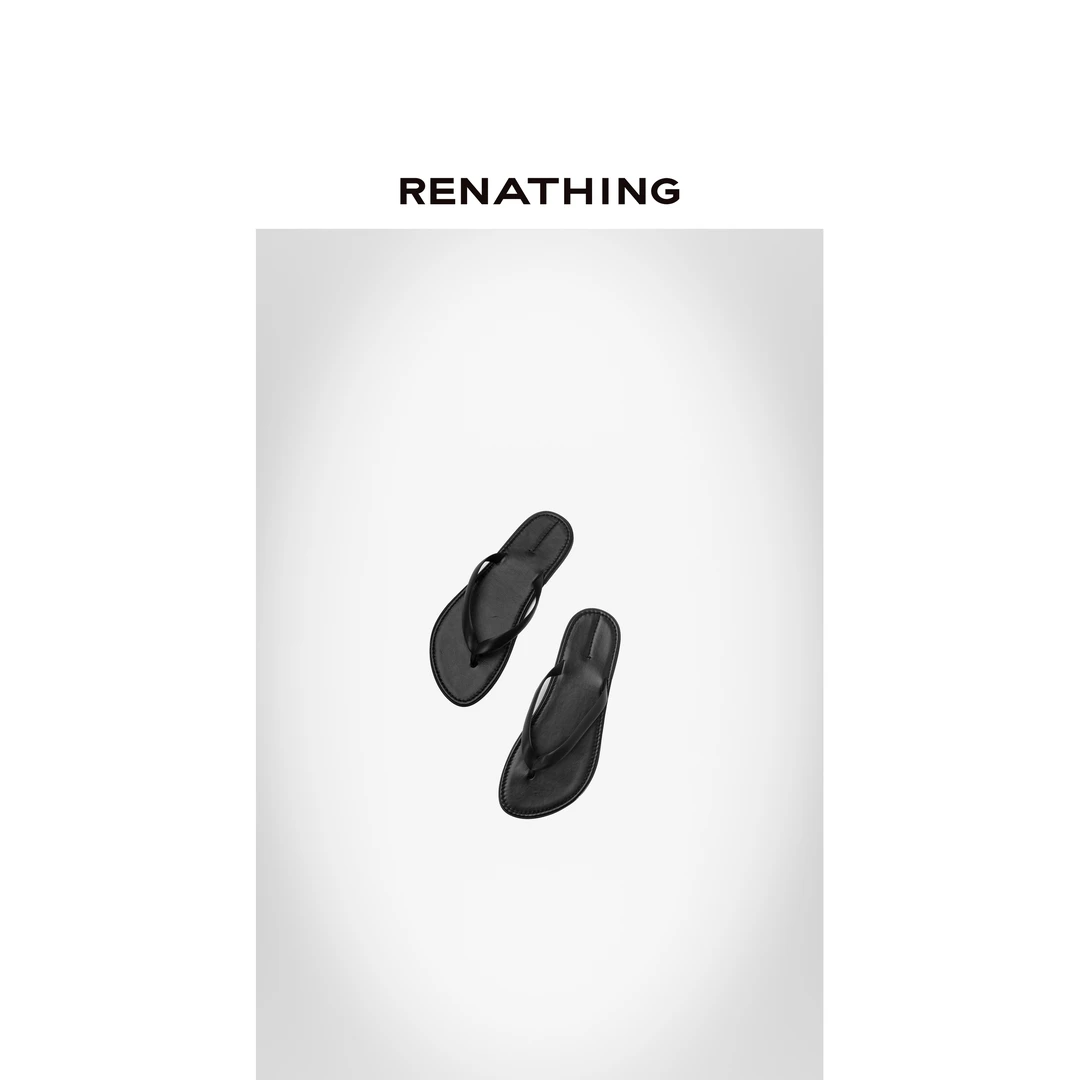 【RENATHING】分趾平底沙滩人字拖鞋