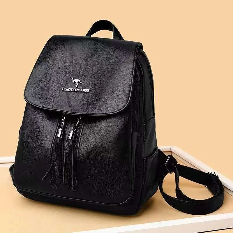 【长25高31厚13cm】双肩包时尚高档休闲百搭多功能