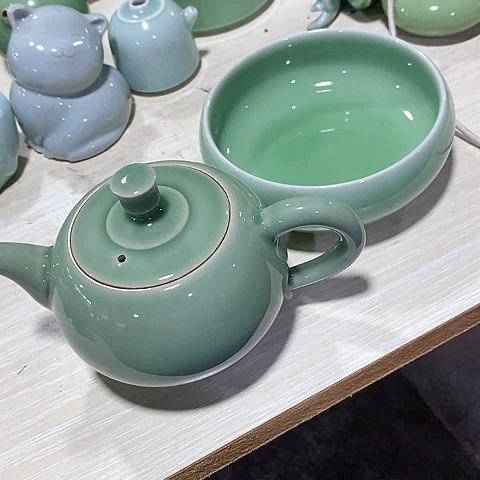 瓶渔*龙泉青瓷龙泉青瓷