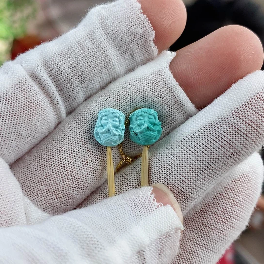 绿松石珠宝奇石未镶嵌