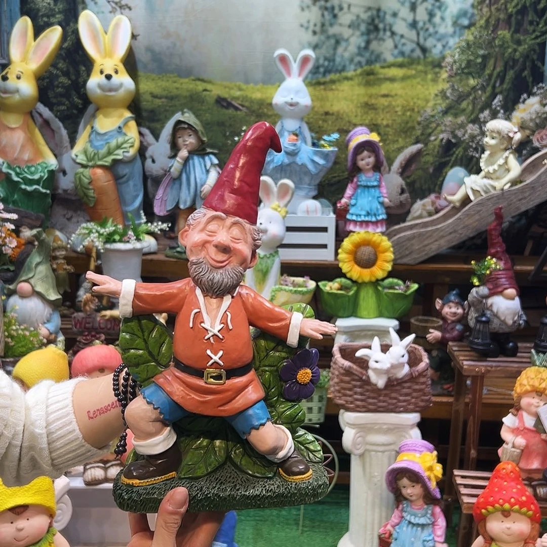 花园摆件红红火火