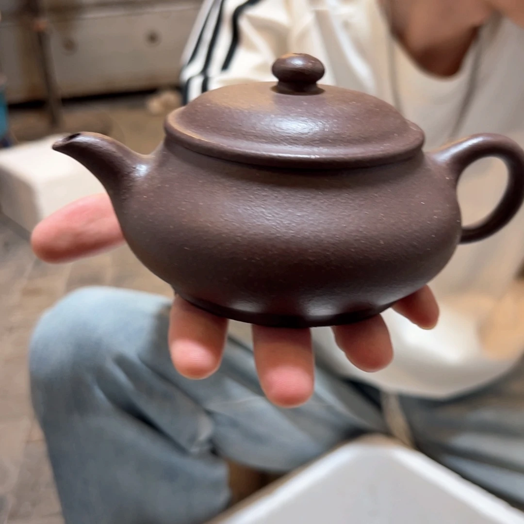 紫砂茶壶30目天青明炉