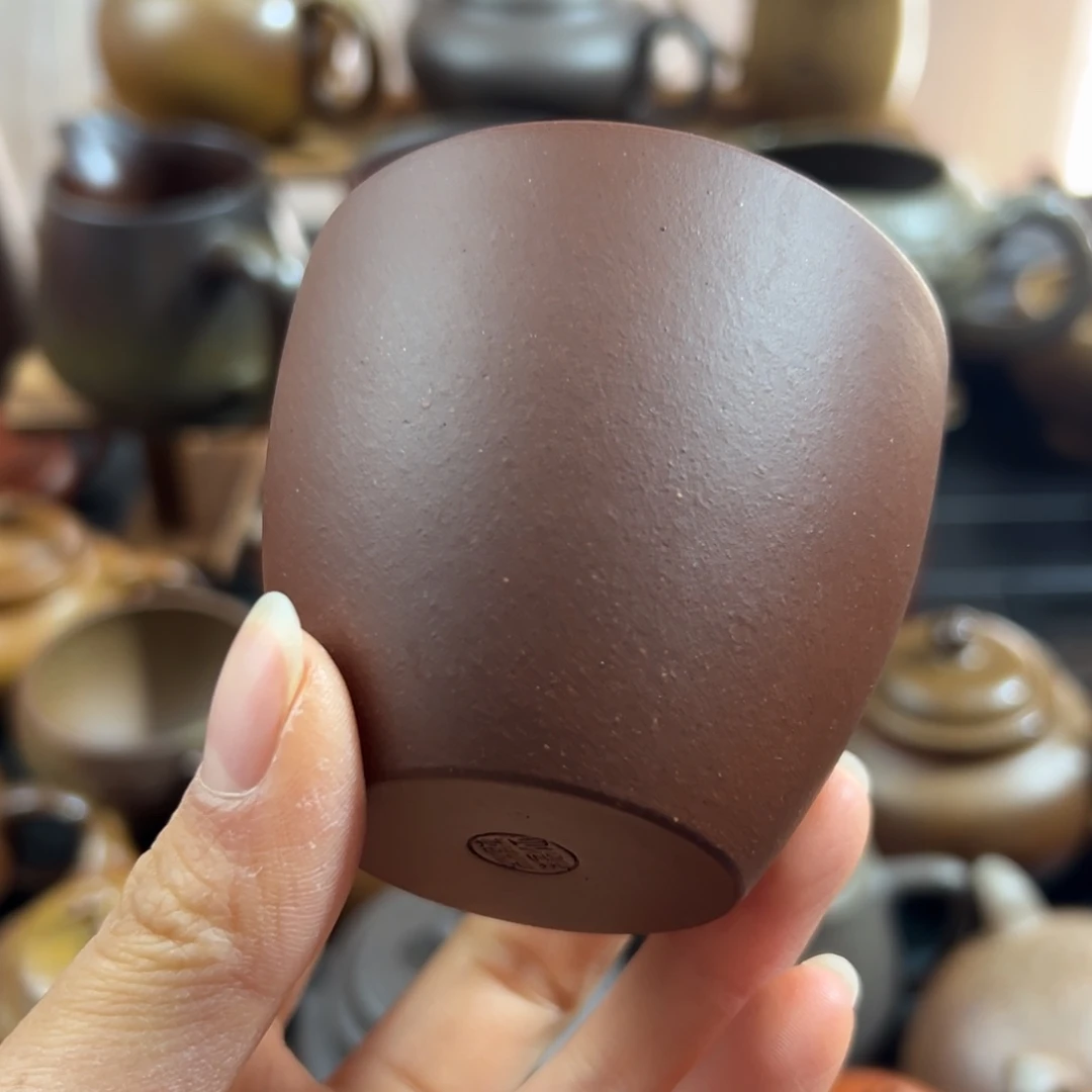 紫砂茶杯微瑕不退不换