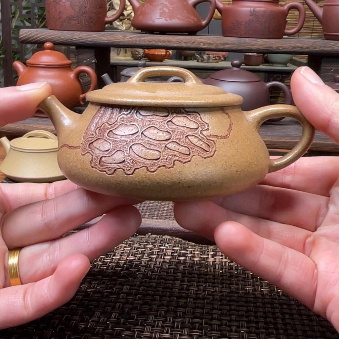 茶壶紫砂宜兴原矿紫砂手工制130