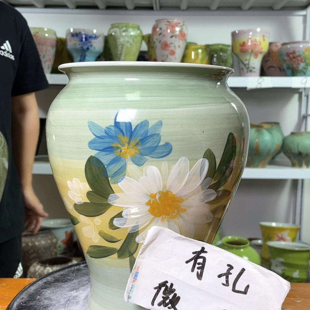 景德镇陶瓷花盆花器暇256