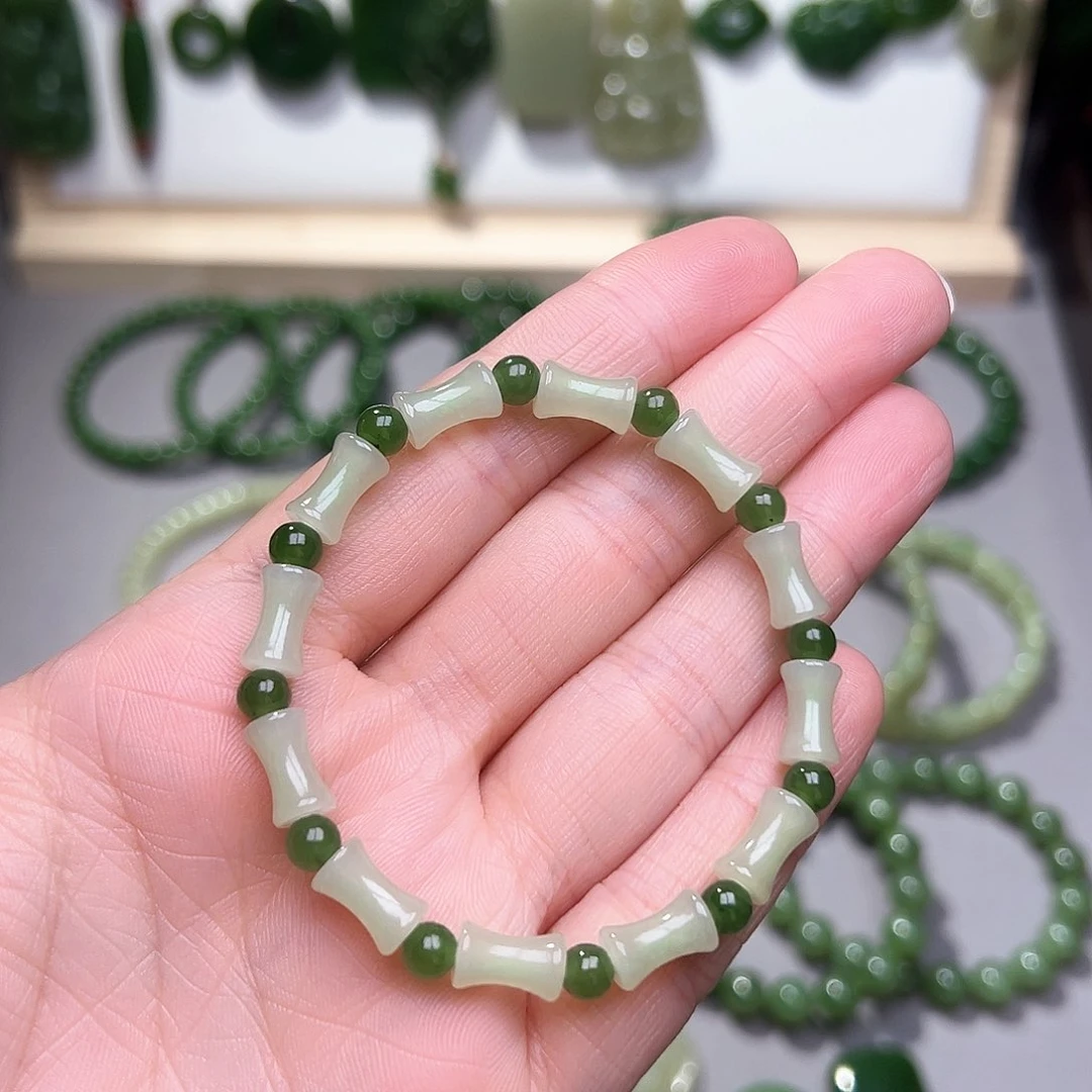 和田玉手链未镶嵌