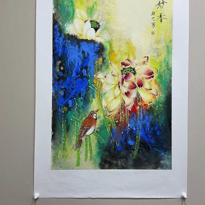 国画精品纯手绘2.8平尺