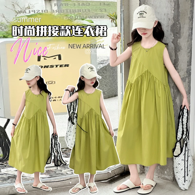 女童连衣裙夏季2025新款儿童洋气超好看棉布裙中大童夏装薄款裙子