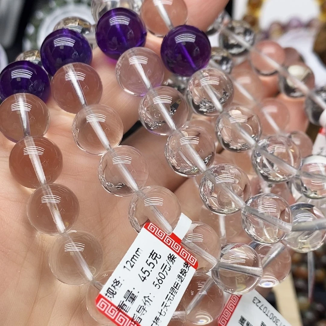 水晶手链未镶嵌多样性发一条
