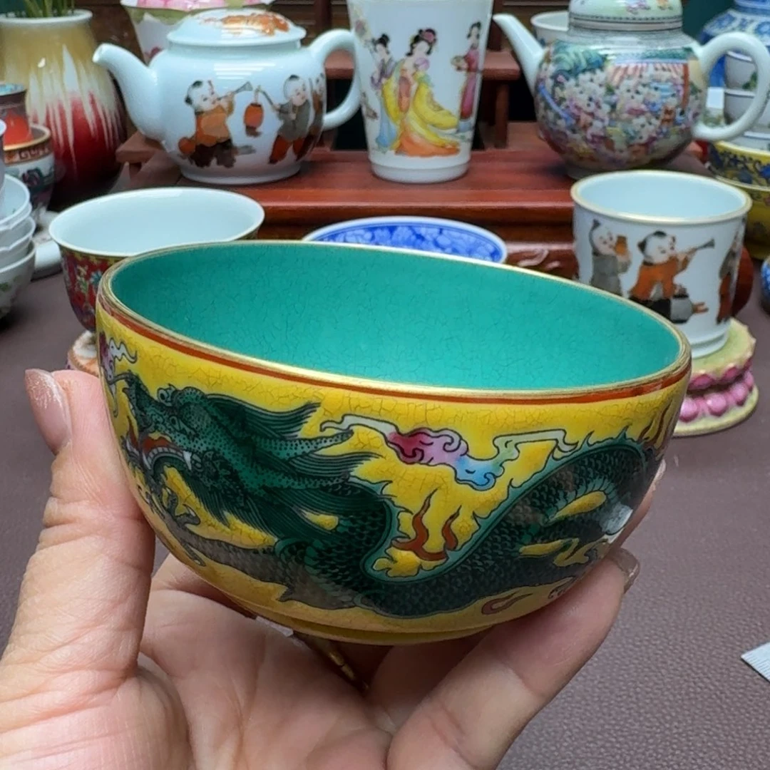 瓷片景德镇仿古手工制作精品展示