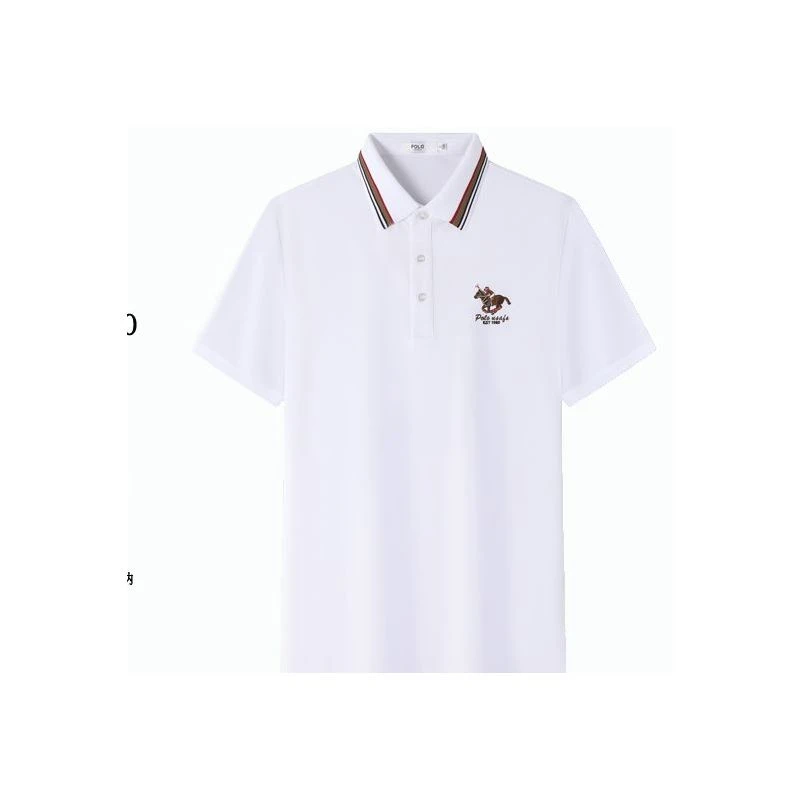 【幻影哥】男短袖夏季百搭休闲透气时尚舒适翻领男士上衣 181251