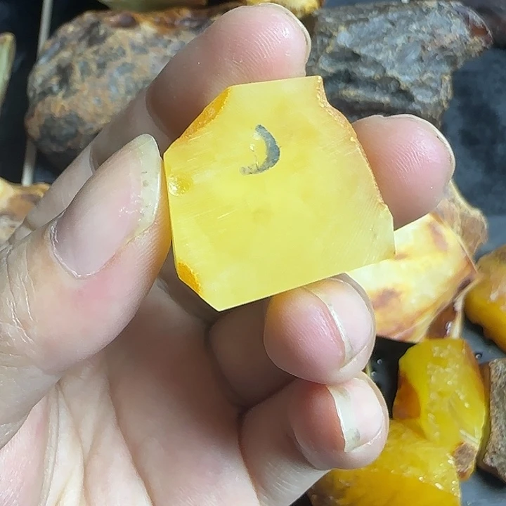 美***生定制琥珀未镶嵌保大墩子