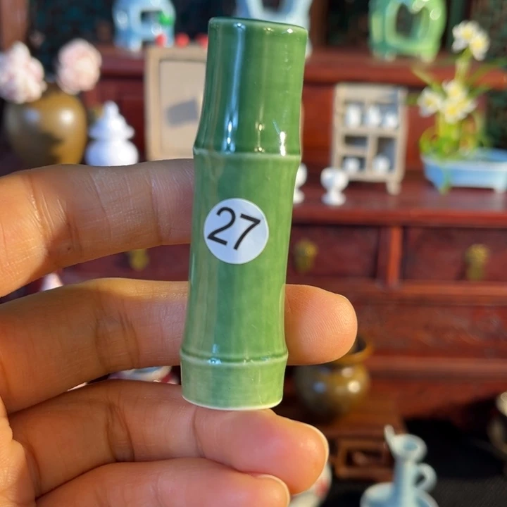 摆件微陶老王迷你花瓶