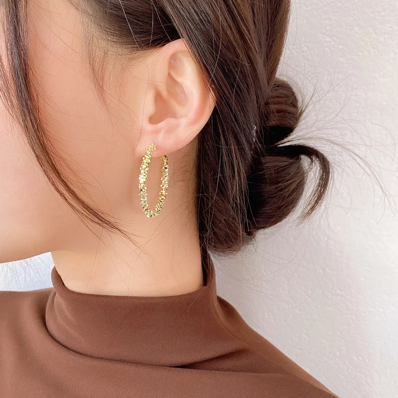 合金耳饰 时尚大圆圈潮流气质耳环