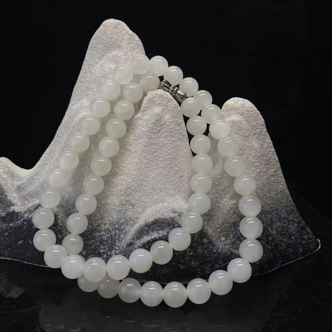 A1973 和田玉珠链 YY132501