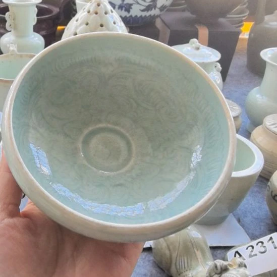 小***代琉璃手工艺品湖田窑洗一个全品
