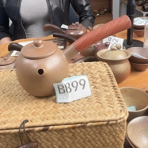 雷州窑一把手茶壶B899