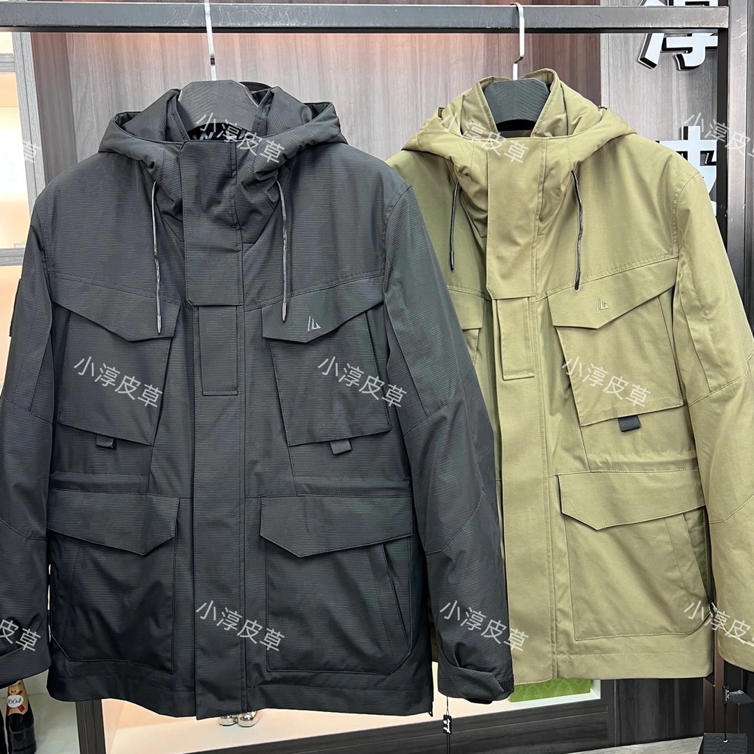 【小淳皮草】男士新款工装水貂内胆派克服