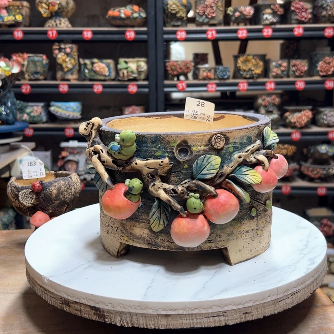 陶28号，雨田花器