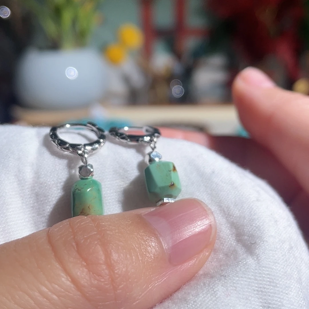 绿松石配饰银S925镶嵌凤**槃