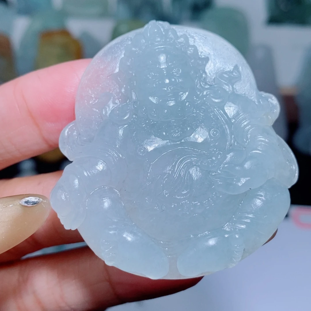 定制翡翠未镶嵌毛货翡翠挂件